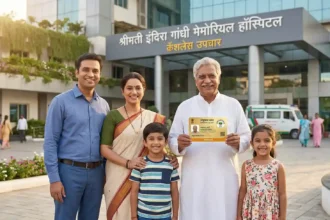 प्रधानमंत्री जन आरोग्य योजना - आयुष्मान भारत 2026 3 आयुष्मान भारत योजना महाराष्ट्र : महाराष्ट्र सरकारने आता सर्व कुटुंबांना आयुष्मान भारत व महात्मा फुले जन आरोग्य योजनेतून ५ लाखांचे मोफत उपचार जाहीर केले आहेत. पात्रता, रेशन कार्ड नियम आणि ऑनलाइन अर्ज करण्याची संपूर्ण माहिती येथे वाचा.