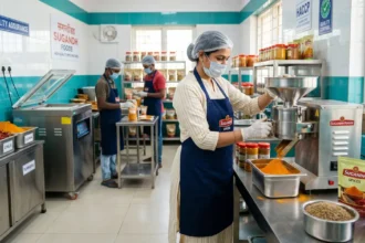 प्रधानमंत्री सूक्ष्म खाद्य प्रक्रिया उद्योग योजना (PMFME) 4 प्रधानमंत्री सूक्ष्म खाद्य प्रक्रिया उद्योग योजना (PMFME) द्वारे स्वतःचा खाद्य उद्योग कसा सुरू करायचा? पात्रता, आवश्यक कागदपत्रे आणि ऑनलाइन अर्ज करण्याची संपूर्ण प्रक्रिया या लेखात सविस्तर जाणून घ्या. आजच लाभाची माहिती घ्या!