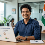 महास्वयं रोजगार नोंदणी 2026 | महाराष्ट्र सरकारची युवा नोकरी योजना 2 महास्वयं रोजगार नोंदणी पोर्टलवर ऑनलाइन अर्ज करणारा युवक — महाराष्ट्र सरकार योजना