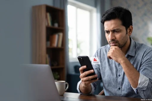 सायबर गुन्हेगारीची पद्धत आणि फसवणूक प्रकार 1 सायबर गुन्हेगारी आणि ऑनलाइन फसवणुकीपासून बचावाचे मार्गदर्शन दर्शवणारी संकल्पनात्मक प्रतिमा