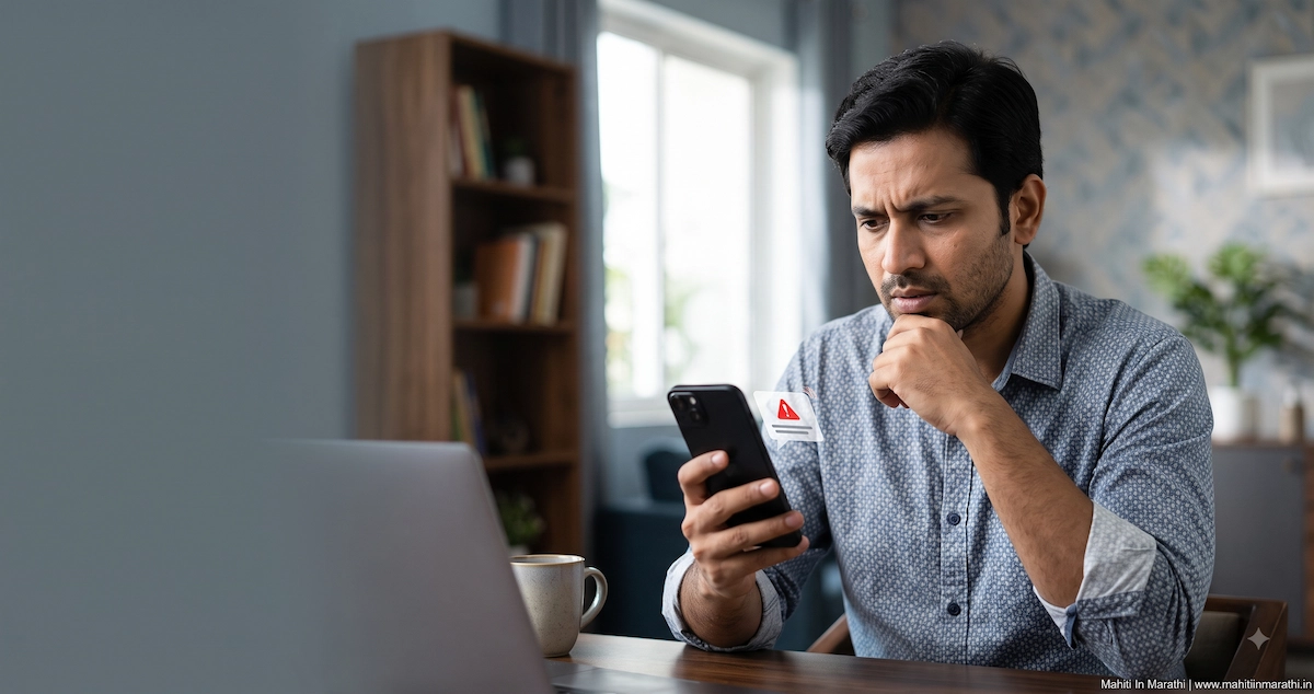 सायबर गुन्हेगारीची पद्धत आणि फसवणूक प्रकार 1 सायबर गुन्हेगारी आणि ऑनलाइन फसवणुकीपासून बचावाचे मार्गदर्शन दर्शवणारी संकल्पनात्मक प्रतिमा