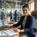 महाराष्ट्रातील नवउद्योजक लॅपटॉपवर CMEGP योजनेची माहिती घेताना.