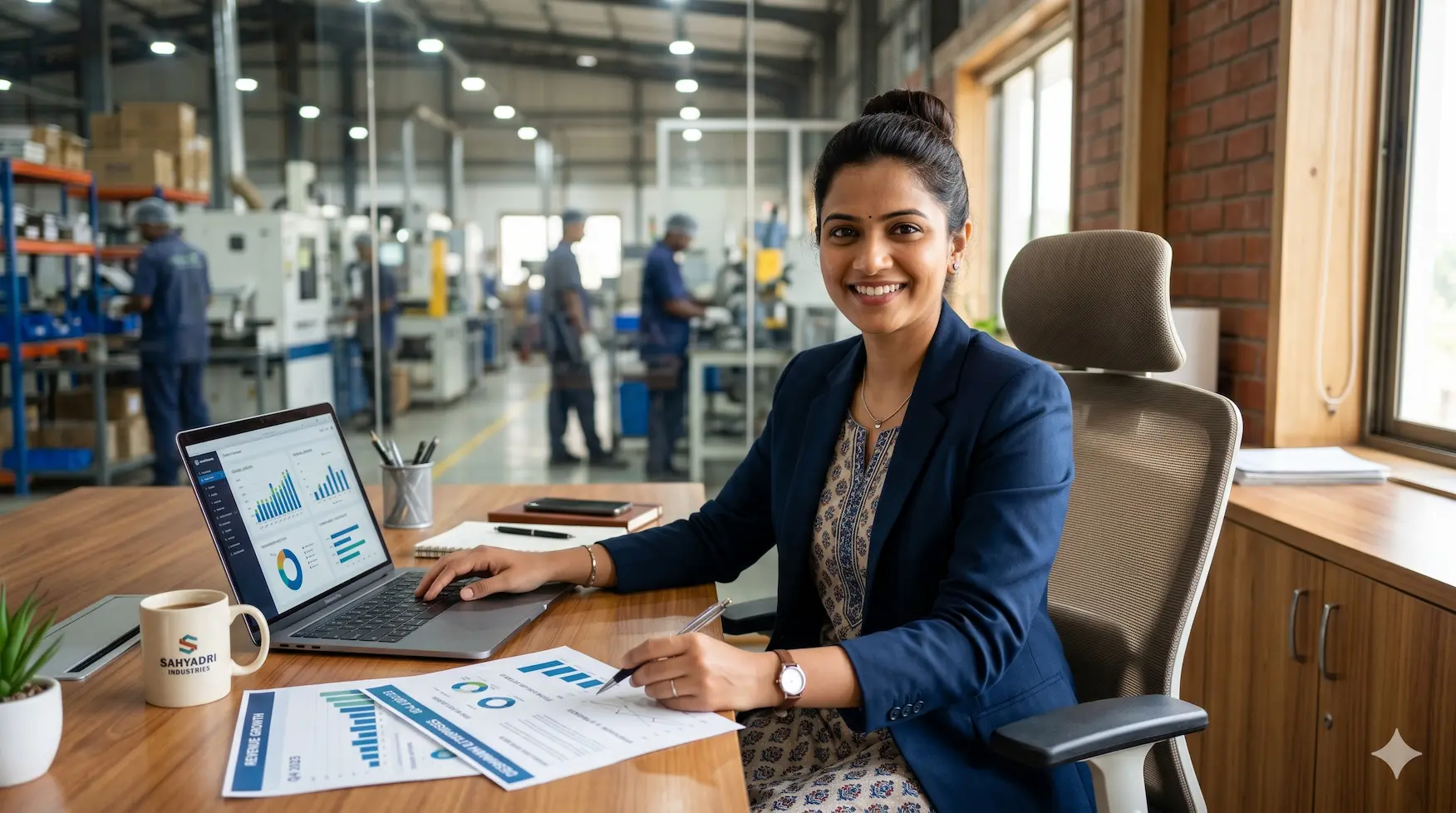 महाराष्ट्रातील नवउद्योजक लॅपटॉपवर CMEGP योजनेची माहिती घेताना.
