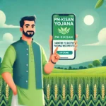 पंतप्रधान किसान सन्मान निधी योजनेतील मोठी घोषणा! मागील हप्ते मिळणार, शेतकऱ्यांसाठी खुशखबर 2 DALL·E 2025 03 14 15.22.40 A farmer standing in a lush green field holding a smartphone displaying the PM Kisan scheme website. The background shows a bright sky with crops gro