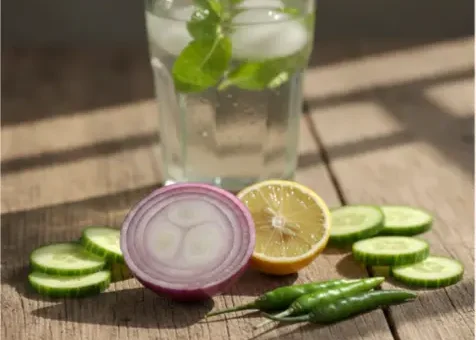 उन्हाळ्यात कांदा खाण्याचे फायदे : उन्हाळ्यात कांदा खाण्याचे फायदे सविस्तर जाणून घ्या. उष्माघात टाळण्यासाठी, शरीर थंड ठेवण्यासाठी आणि ICMR मार्गदर्शक सूचनांनुसार कांद्याचा योग्य वापर कसा करावा, याची माहिती.