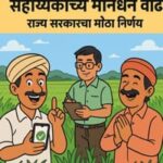 पिक पाहणी सहयाकाच्या मानधनात वाढ