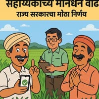 पिक पाहणी सहयाकाच्या मानधनात वाढ