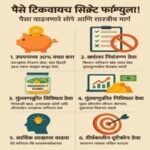 पैसे टिकवण्याचा फोर्मुला
