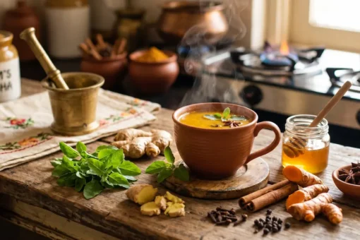 सर्दी खोकला घरगुती उपाय: बदलत्या वातावरणात घरगुती उपाय शोधत आहात? रोगप्रतिकारक शक्ती वाढवण्यासाठी हे १० प्रभावी नैसर्गिक आणि आयुर्वेदिक उपाय नक्की करून पाहा.