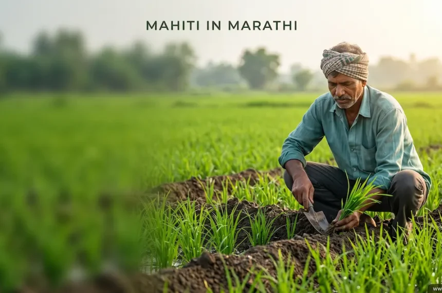 SRT शेती तंत्राने गादीवाफ्यावर पीक घेणारा शेतकरी