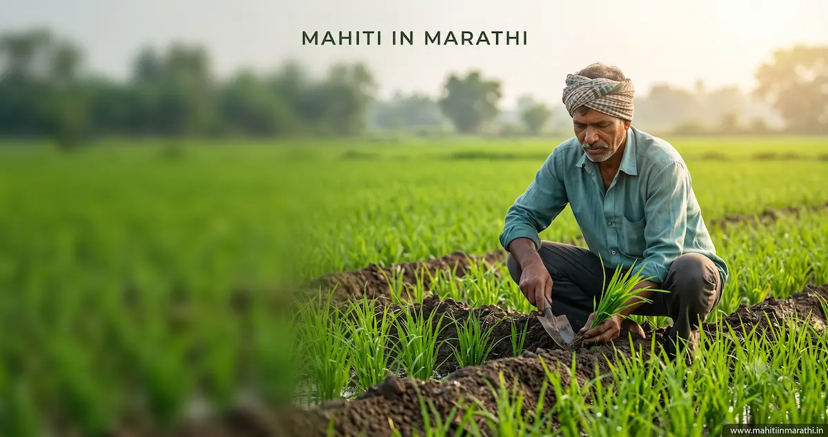 SRT शेती तंत्राने गादीवाफ्यावर पीक घेणारा शेतकरी