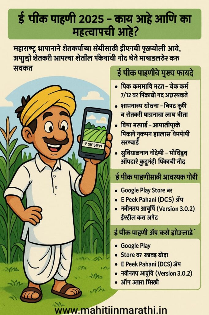 ई पिक पाहणी