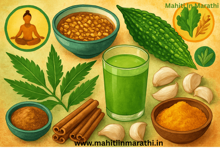 डायबेटीस नियंत्रण घरगुती उपाय | Diabetes Home Remedies Marathi 1 "डायबेटीस नियंत्रण घरगुती उपाय – मेथी, कारले, दालचिनी, हळद"