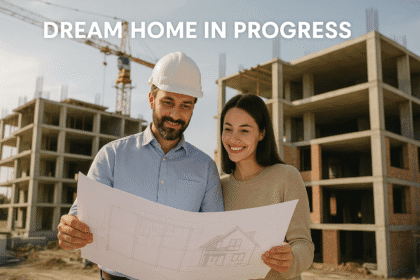 घर बांधकाम कर्ज: A to Z प्रक्रिया, व्याज दर आणि Tax Benefits 10 जोडपे आणि अभियंता घर बांधकाम साइटवर नकाशा पाहताना – Home Construction Loan, Dream Home, Tax Benefits, Pre-EMI, गृहकर्ज माहिती