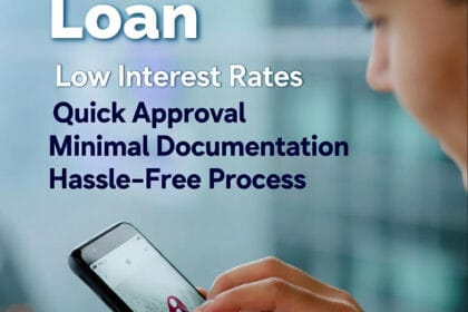 ICICI Personal Loan 6 "ICICI Personal Loan promotional banner: Low interest rates, quick approval and security, on Mahiti In Marathi website."