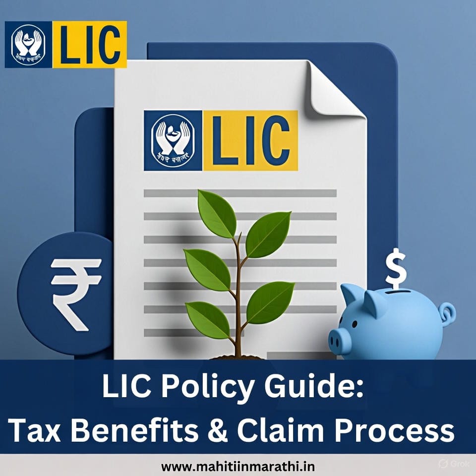 एलआयसी पॉलिसी माहिती 1 Accessibility) एलआयसी पॉलिसी माहिती मराठी, जीवन उत्सव, क्लेम प्रक्रिया आणि कर लाभ मार्गदर्शन