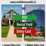 रिअल इस्टेट गुंतवणूक: महाराष्ट्रात टॉप १० संधी 3 Guide to Real Estate Investment in Maharashtra, showing key and financial growth chart