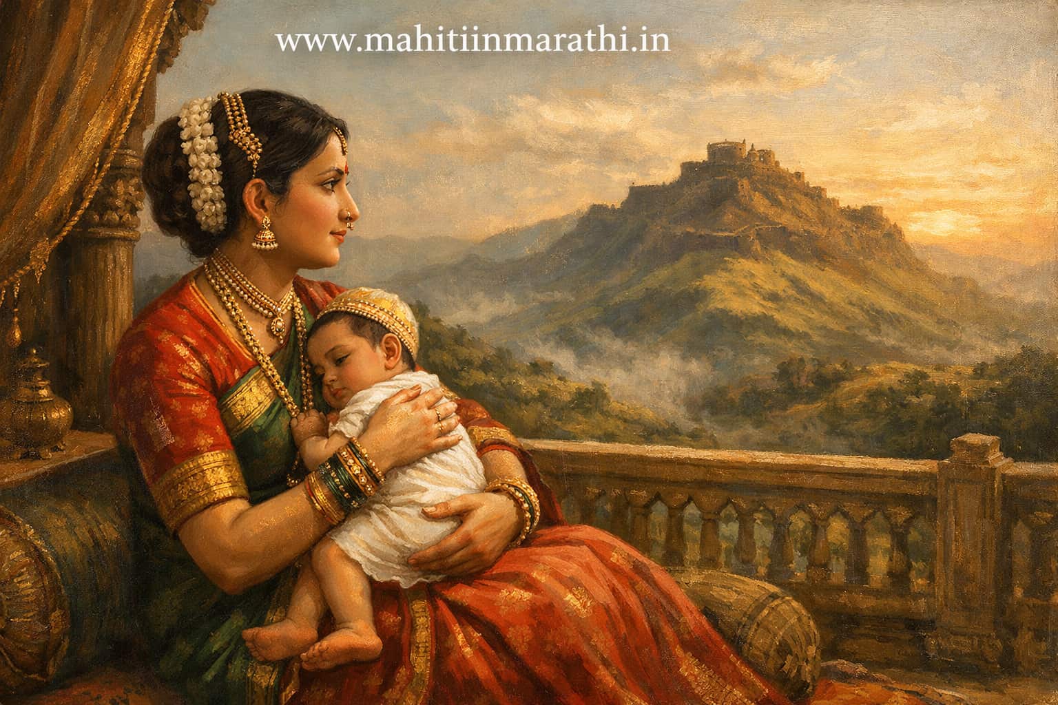 सईबाई शिवाजी भोसले - Saibai Shivaji Bhosale 1 Saibai Shivaji Bhosale History in Marathi, Rajgad Fort Trek Guide.