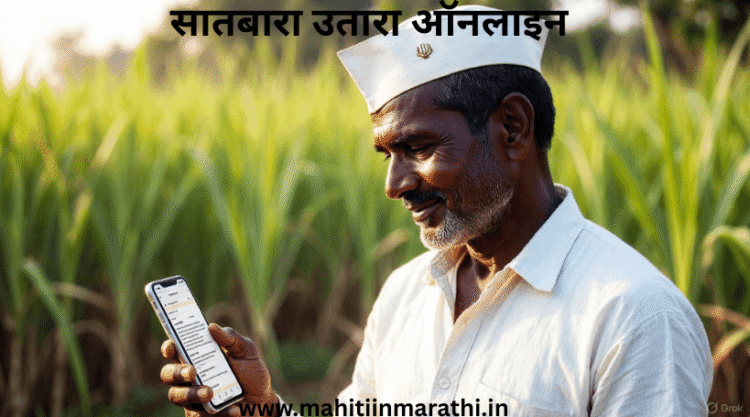 सातबारा उतारा ऑनलाइन (Satbara Utara Online) 1 सातबारा उतारा ऑनलाइन" (Satbara Utara Online):मोबाईलवर ओरिजिनल सातबारा उतारा कसा डाउनलोड करायचा? जाणून घ्या महाभुलेख पोर्टल, ई-हक्क फेरफार आणि २०२५ मधील गुंठेवारी व तुकडेबंदी कायद्याचे नवीन अपडेट्स.