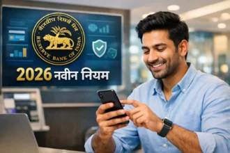 आरबीआय नवीन मार्गदर्शक सूचना २०२६: आरबीआयने १ जानेवारी २०२६ पासून नवीन बँकिंग नियम लागू केले आहेत. कर्ज प्री-पेमेंट शुल्क माफी, डिजिटल सुरक्षा आणि ३० लाखांपर्यंतच्या लोकपाल भरपाईची सविस्तर माहिती या लेखात वाचा.