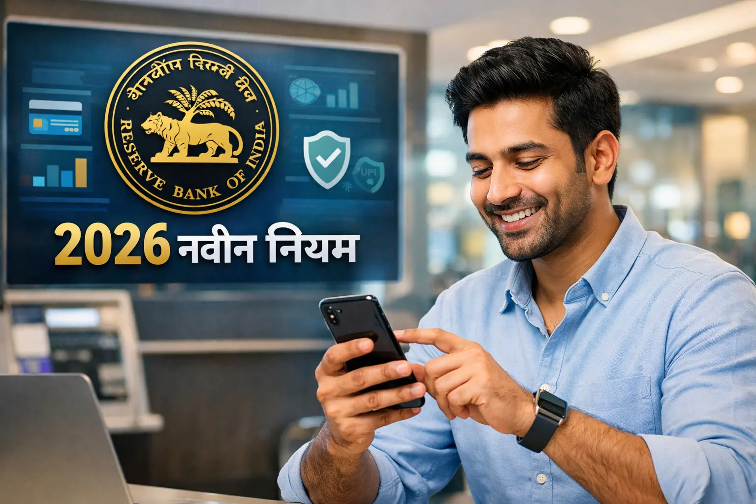 आरबीआय नवीन मार्गदर्शक सूचना २०२६: आरबीआयने १ जानेवारी २०२६ पासून नवीन बँकिंग नियम लागू केले आहेत. कर्ज प्री-पेमेंट शुल्क माफी, डिजिटल सुरक्षा आणि ३० लाखांपर्यंतच्या लोकपाल भरपाईची सविस्तर माहिती या लेखात वाचा.