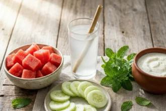 उन्हाळ्यात अपचन आणि 'उन्हाळी लागणे' टाळायचेय? आहारात करा हे ५ बदल 3 उन्हाळ्यात अपचन आणि 'उन्हाळी लागणे' टाळायचेय: उन्हाळ्यात वाढत्या तापमानामुळे होणारे अपचन, डिहायड्रेशन आणि उन्हाळी लागणे टाळण्यासाठी आहारात कोणते ५ बदल करावेत? उन्हाळ्यात पोटातील उष्णता कमी करण्याचे उपाय सविस्तर जाणून घ्या.