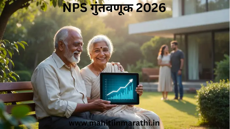 NPS गुंतवणूक 2026: २०२६ मधील राष्ट्रीय पेन्शन योजनेचे (NPS) नवीन नियम जाणून घ्या. ८०% रोख रक्कम, वयोमर्यादा ८५ वर्षे आणि महाराष्ट्र सरकारच्या UPS धर्तीवर सुधारित NPS ची सविस्तर माहिती. आजच आर्थिक नियोजन करा!