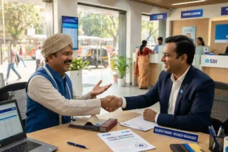 प्रधानमंत्री मुद्रा योजना 2026 4 "प्रधानमंत्री मुद्रा योजना": स्वतःचा व्यवसाय सुरू करायचा आहे? 'प्रधानमंत्री मुद्रा योजना' अंतर्गत आता कोणत्याही तारणाशिवाय (Collateral free) 20 लाख रुपयांपर्यंत बिझनेस लोन मिळवा. ऑनलाइन अर्ज प्रक्रिया, कागदपत्रे आणि व्याजदराची सविस्तर माहिती मराठीत वाचा.