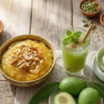 स्वादिष्ट कैरी रेसिपी मराठी: वाढत्या उन्हाळ्यात शरीराला थंडावा देणारे ५ खास कच्च्या कैरीचे पदार्थ! कैरीचे पन्हे, पारंपरिक मेथांबा, छुंदा ते थेट कैरीचे आईस्क्रीम बनवण्याची सोपी पद्धत आणि आरोग्यदायी फायदे जाणून घेण्यासाठी क्लिक करा.