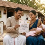 माझी कन्या भाग्यश्री (लेक लाडकी) योजना 2026: आता मिळतील ₹1,01,000 3 माझी कन्या भाग्यश्री (लेक लाडकी) योजना 2026 चा लाभ घेणारे आणि प्रमाणपत्र पाहणारे आनंदी महाराष्ट्रीयन कुटुंब