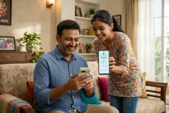 GPay Pocket Money 3 GPay Pocket Money आणि UPI Circle फीचरचा आनंद घेणारे भारतीय पालक आणि मुलगी