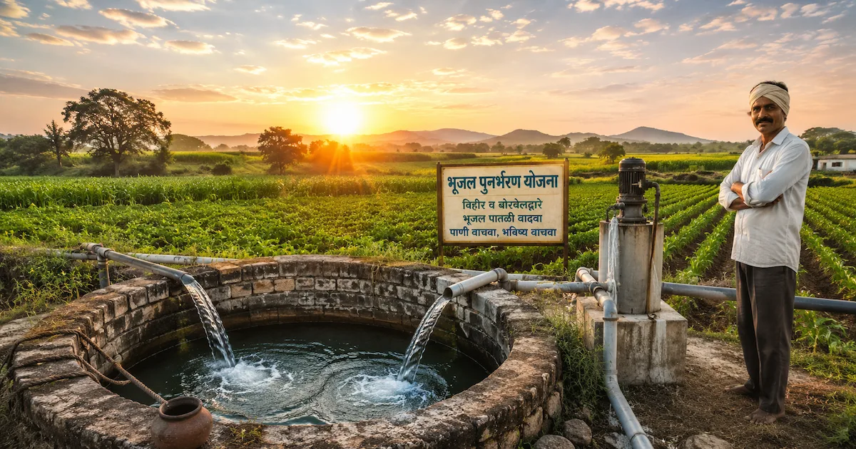 : विहीर आणि बोर भूजल पुनर्भरण योजना 2026 महाराष्ट्र – शेतकरी अर्ज प्रक्रिया