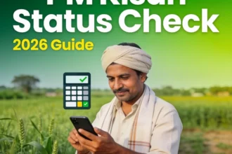 PM किसान स्टेटस चेक 2026 4 PM Kisan Status Check 2026 Guide