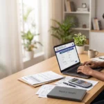 ITR Filing Guide 2026 2 ITR Filing करताना लॅपटॉपवर income tax return भरणारी व्यक्ती