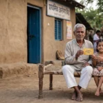 आयुष्मान भारत योजना पात्रता आणि अर्ज प्रक्रिया दर्शवणारी प्रतिमा
