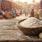 साखर महाग का होतेय 2026 2 "साखर महाग का होतेय — शेतकरी आणि ग्राहकांवर होणारा परिणाम दाखवणारे चित्र"