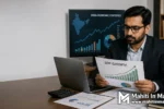 भारताचा GDP वाढीचा दर 7.8% दर्शवणारा आर्थिक आलेख आणि आकडेवारी