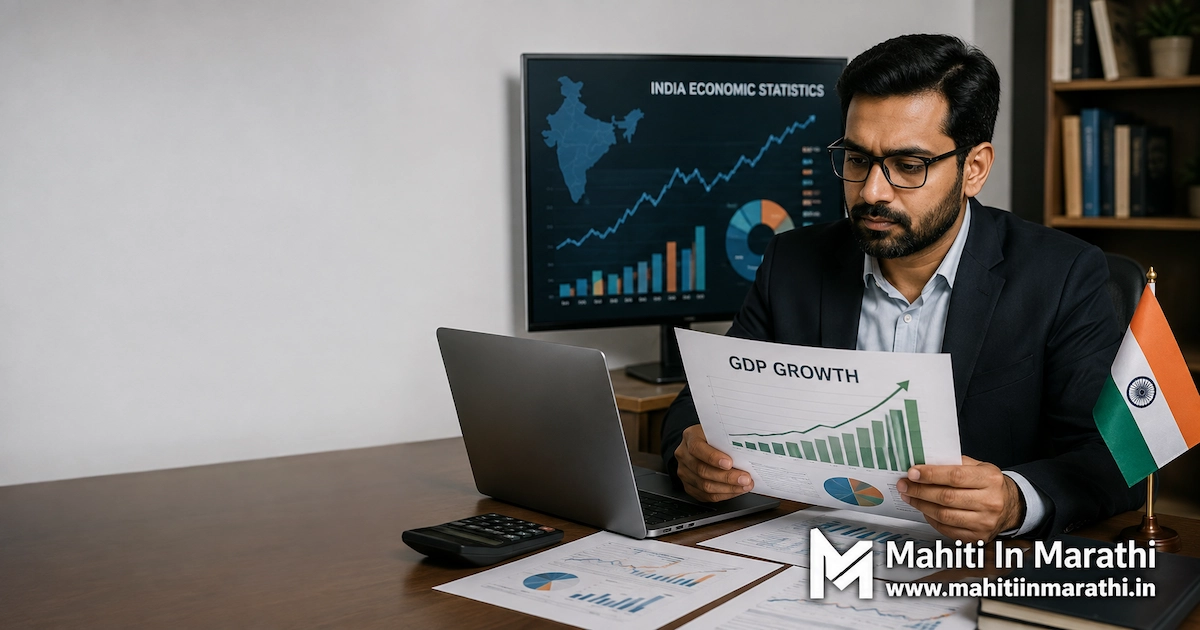 भारताचा GDP वाढीचा दर 7.8%: वाद का सुरू? 1 भारताचा GDP वाढीचा दर 7.8% दर्शवणारा आर्थिक आलेख आणि आकडेवारी